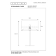 lafabryka.pl Lampa stołowa blue EXTRAVAGANZA TUSSE 10509/81/35 Lucide